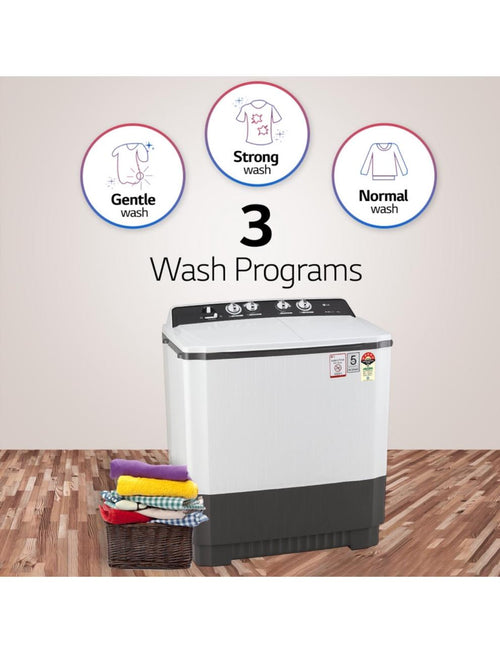 LG 10.0 kg Semi Automatic Top Load Washing Machine P1040RGAZ.