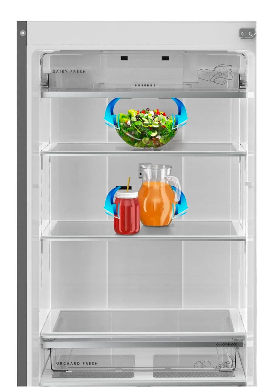 Whirlpool 21695 467 L 2 Star Intellifresh Convertible Frost-Free Double-Door Refrigerator