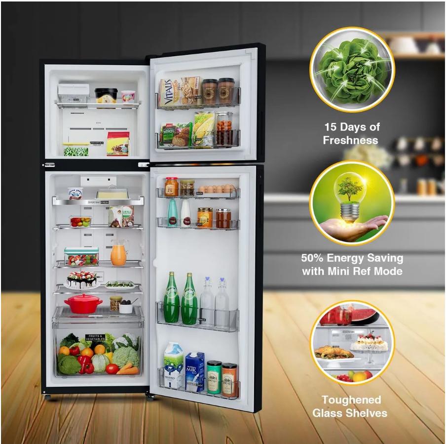 Whirlpool 21852 327 L Intellifresh Pro 2 Star Convertible Frost-Free Double-Door Refrigerator