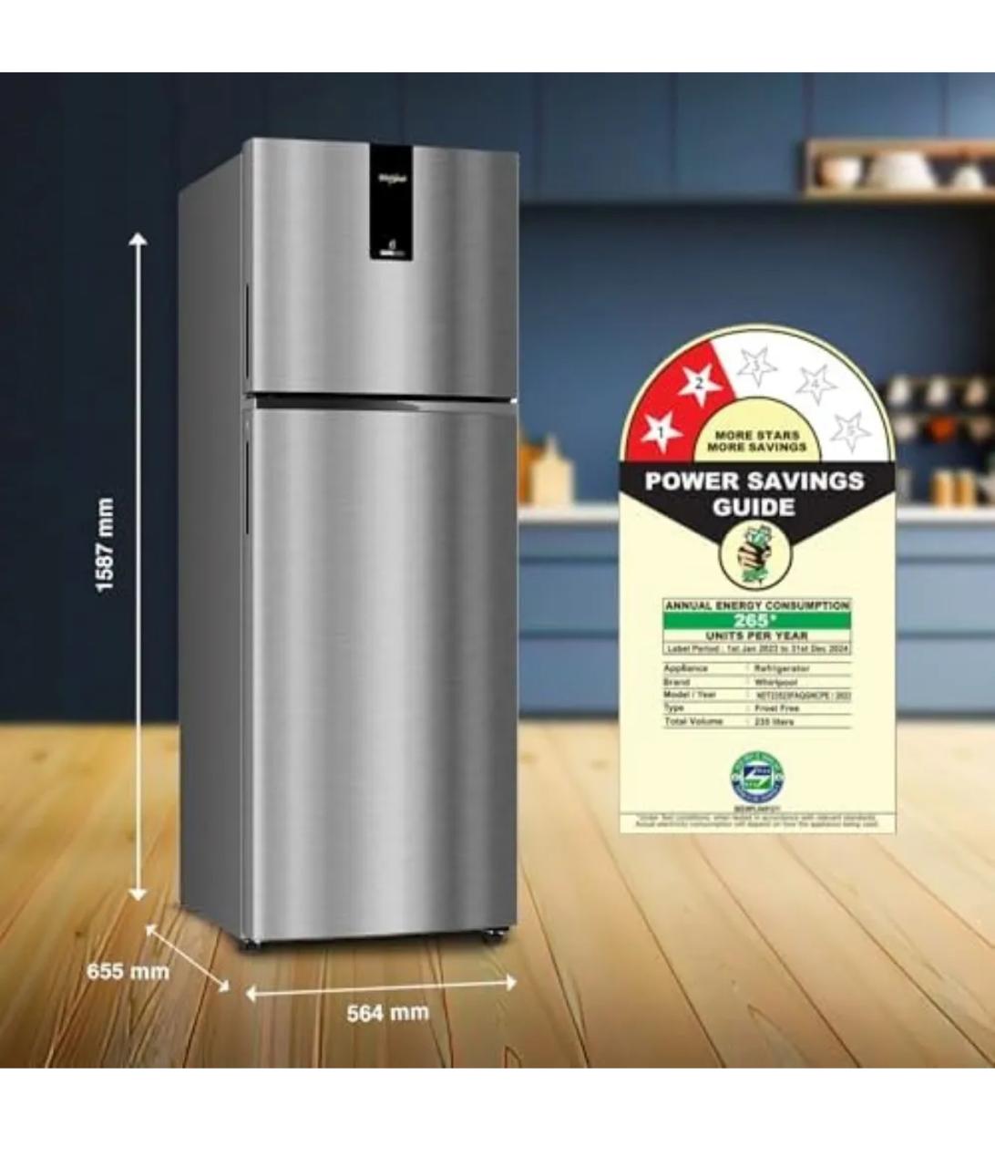 Whirlpool Neofresh 235 L 2 Star Frost-Free Double Door Refrigerator (Model 22099)