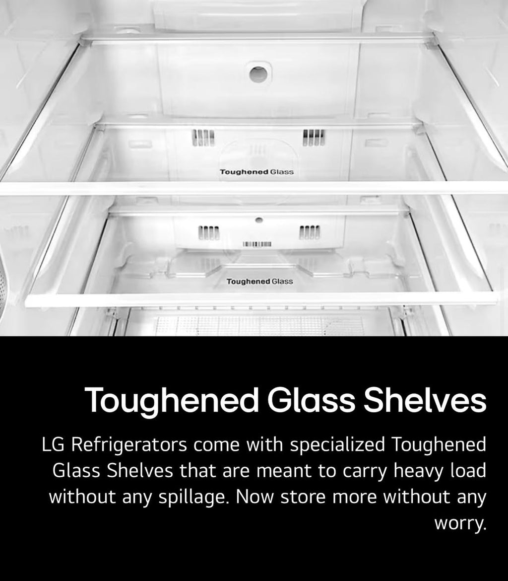 LG 246 L 3 Star Smart Inverter Frost-Free Double Door Refrigerator (Model GL-S262SDSX)