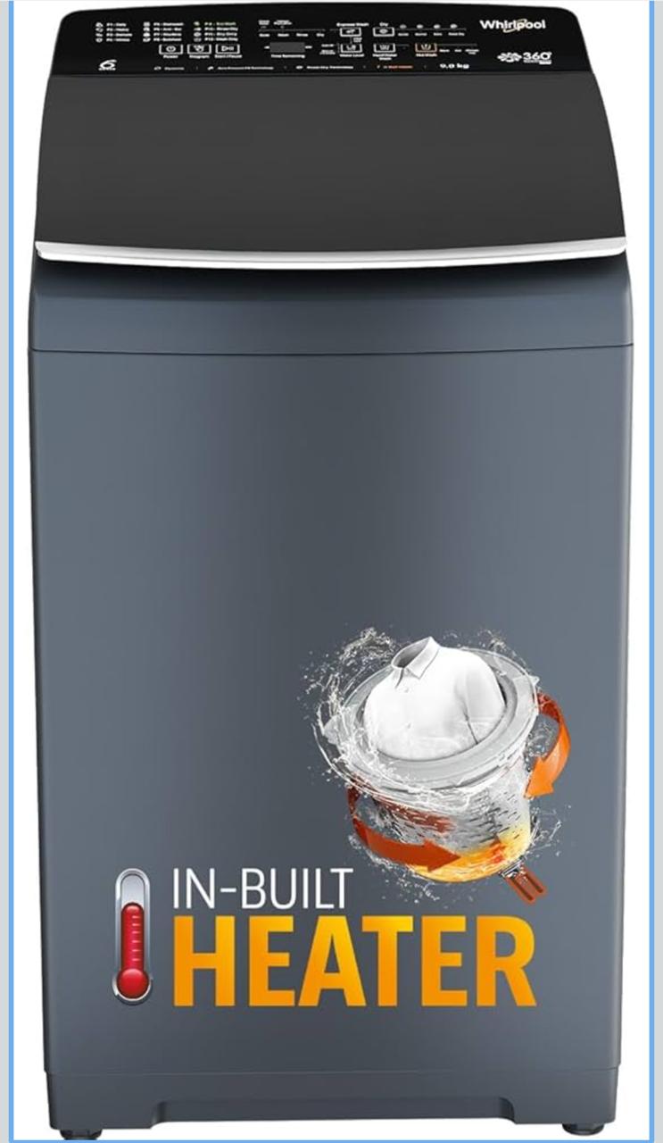 Whirlpool 360 Bloomwash Pro 9.5 KG Fully Automatic Top Load Washing Machine (Model 31602 – 360° Bloomwash Pro H 9.0)