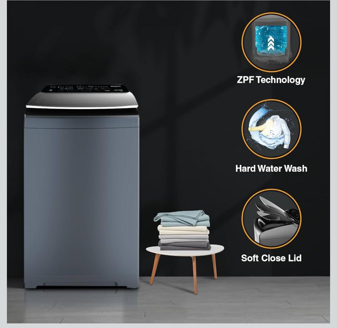 Whirlpool 360 Bloomwash Pro 9.5 KG Fully Automatic Top Load Washing Machine (Model 31602 – 360° Bloomwash Pro H 9.0)