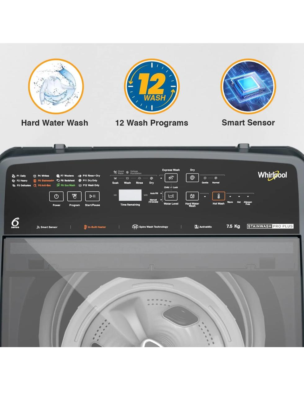 Whirlpool 31639 – Stainwash Pro Plus 8.5 kg Fully Automatic Top Load Washing Machine