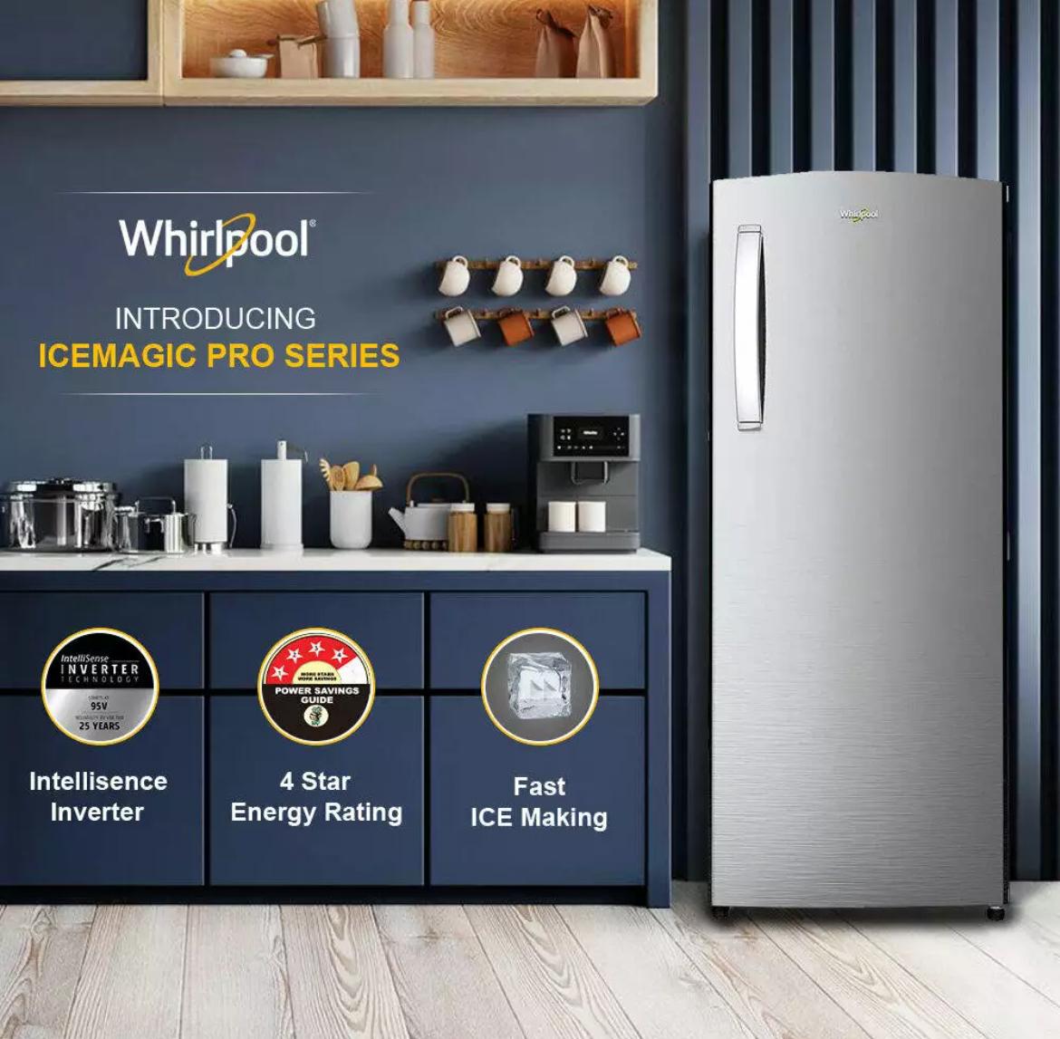 Whirlpool 236 L 3 Star Direct-Cool Single-Door Refrigerator (Model 73115)