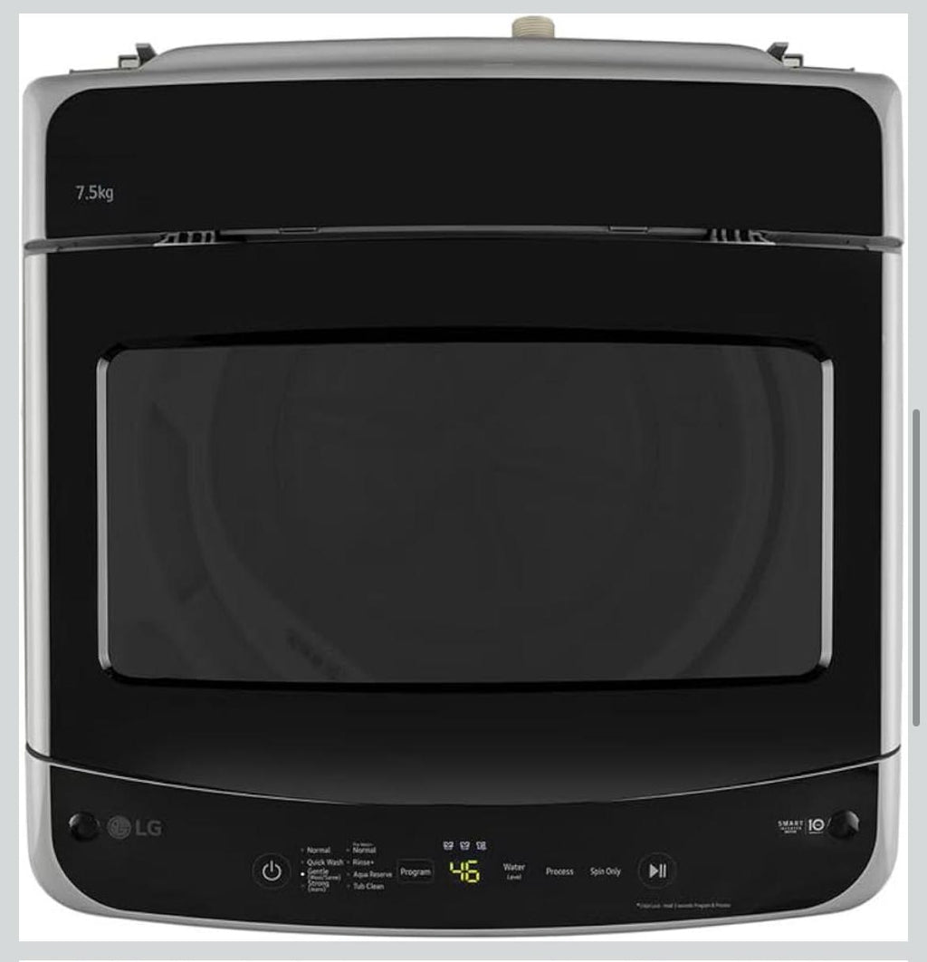 LG T75VBSF1Z 7.5 Kg Top Load Fully Automatic Washing Machine — a 7.5 kg fully automatic top-load washing machine from LG