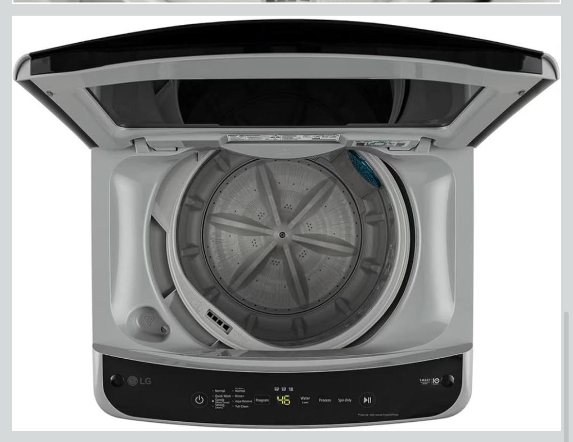 LG T75VBSF1Z 7.5 Kg Top Load Fully Automatic Washing Machine — a 7.5 kg fully automatic top-load washing machine from LG