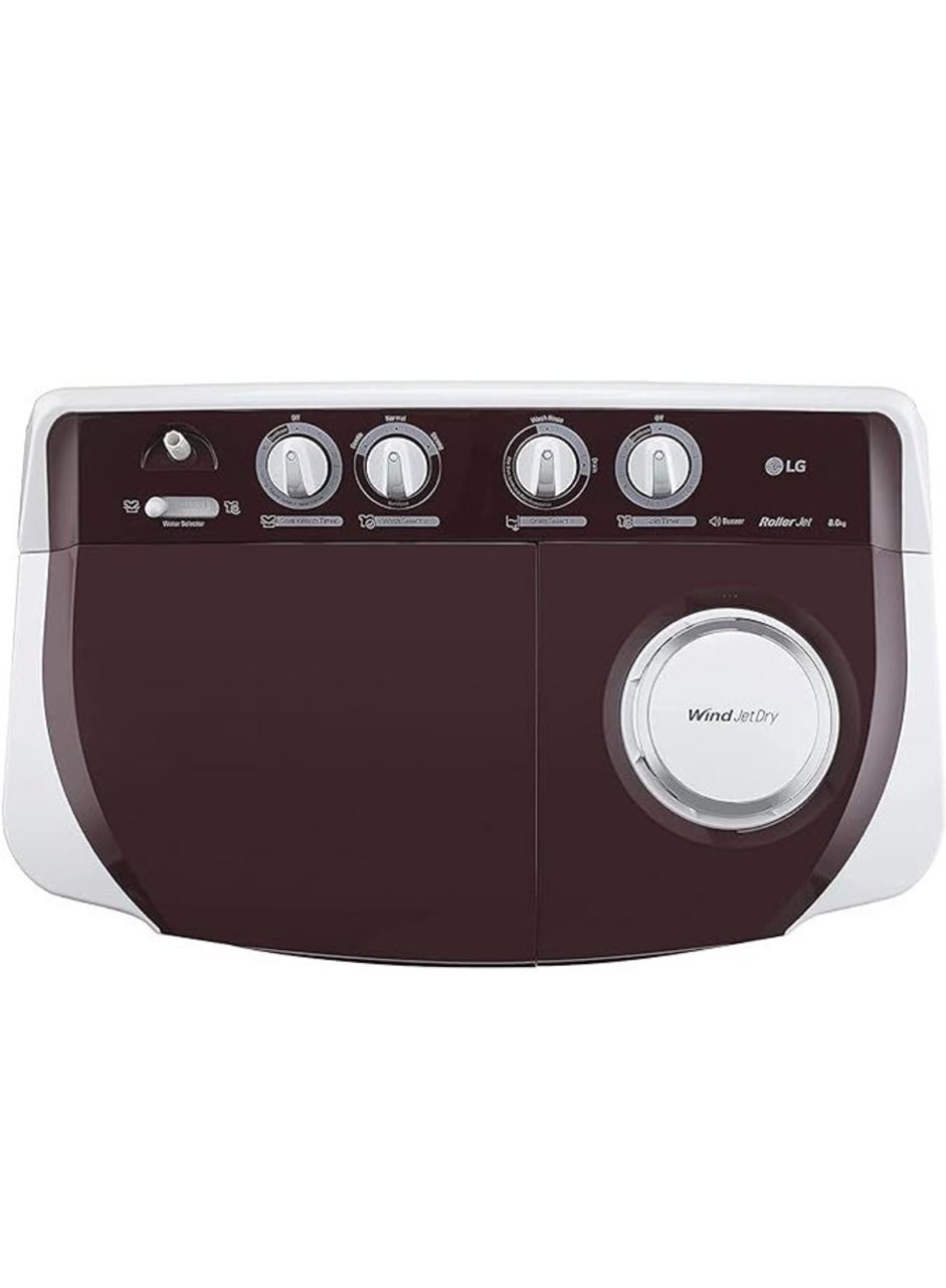 LG 8 kg Semi Automatic Top Load Washing Machine P8035SRAZ (often listed / sold also as P8035SRAZA)