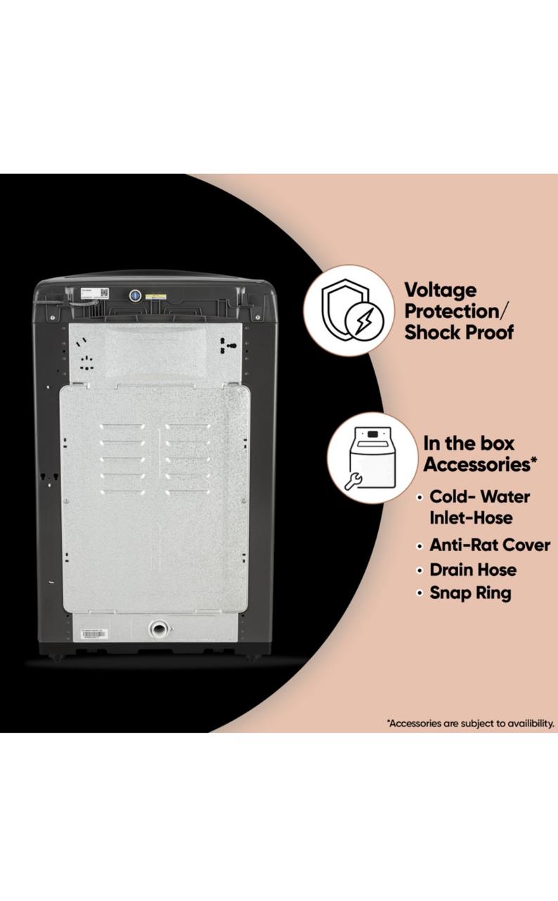 LG 8 KG Fully Automatic Top Load Washing Machine T80VBMB1Z — a smart, energy-efficient fully automatic top-load washer from LG