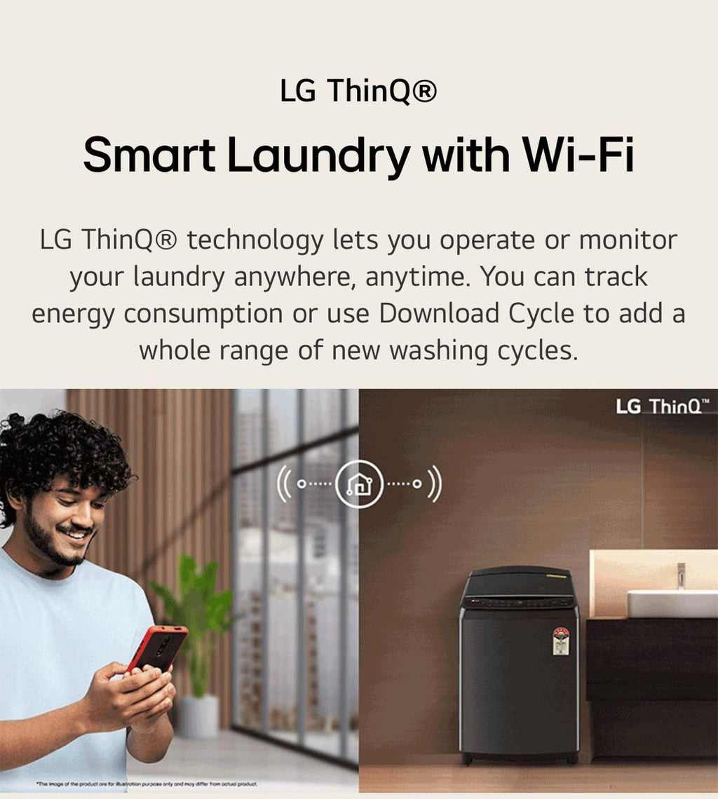 LG 9 kg 5 Star Fully Automatic Top Load Washing Machine T90V4MB1S