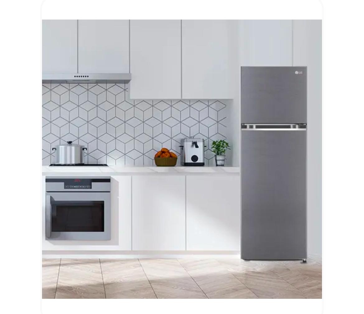 LG 272 L 2 Star Frost-Free Smart Inverter Double-Door Refrigerator (Model GL-N312SDSY)