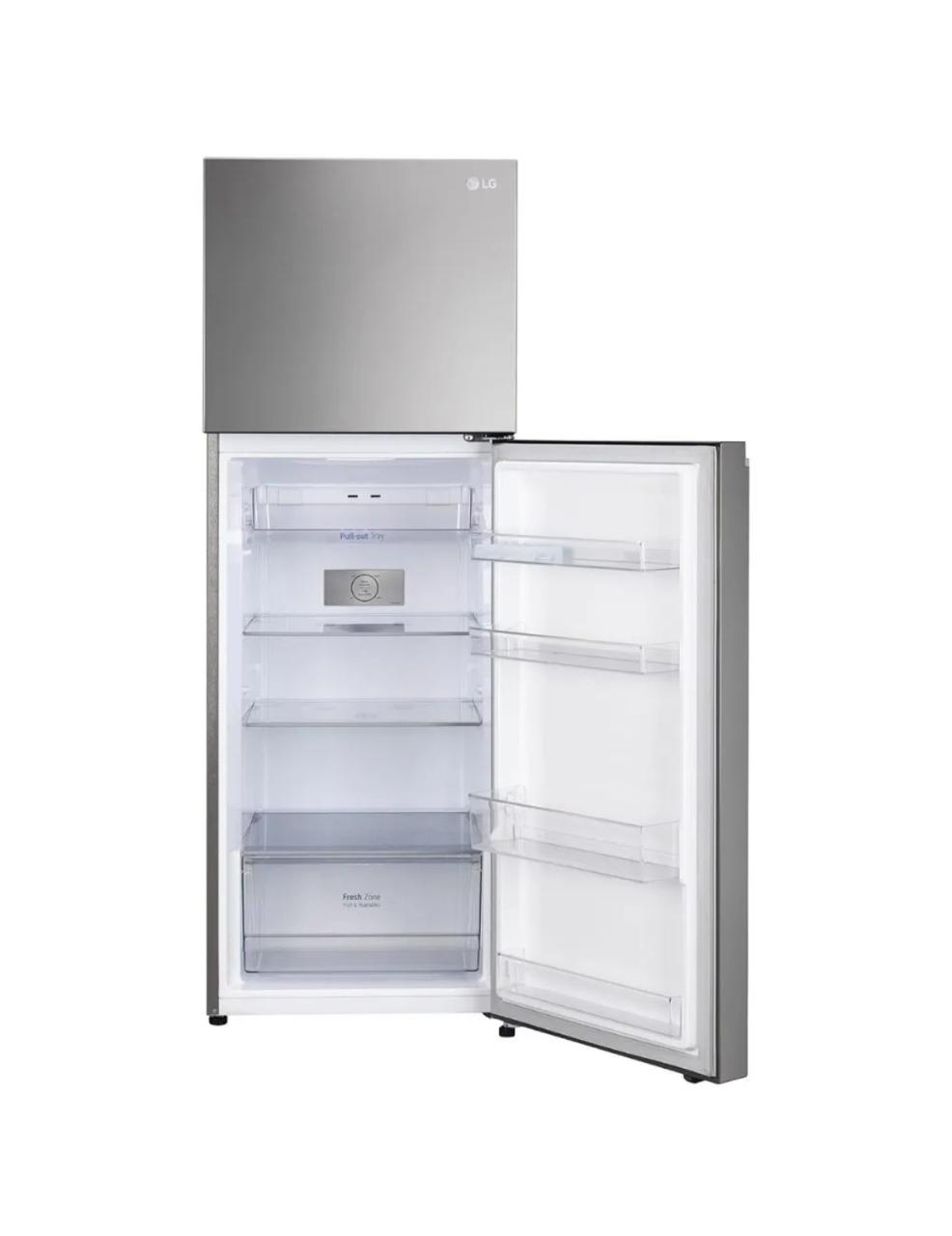 LG 322 L 2 Star Frost-Free Double Door Refrigerator, Shiny Steel GL-S342SPZY