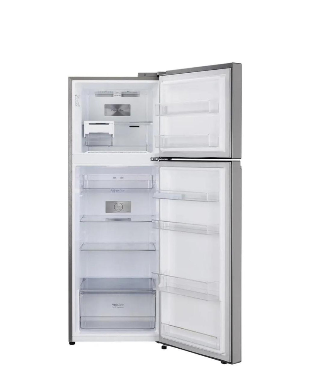 LG 322 L 2 Star Frost-Free Double Door Refrigerator, Shiny Steel GL-S342SPZY