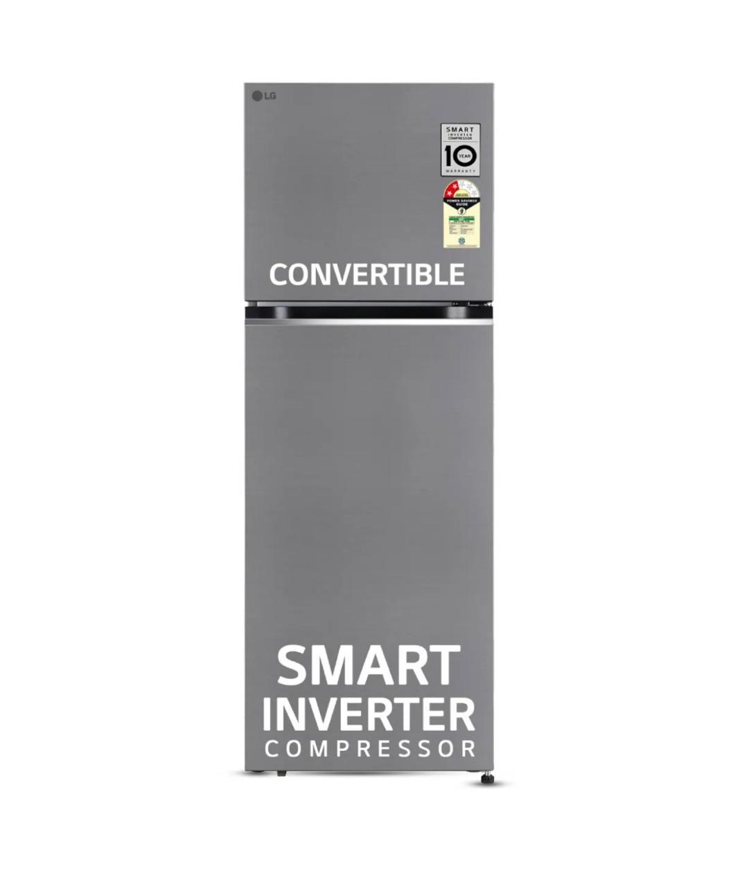 LG GL-S382SPZY – 343 L Frost-Free Smart Inverter Convertible Refrigerator