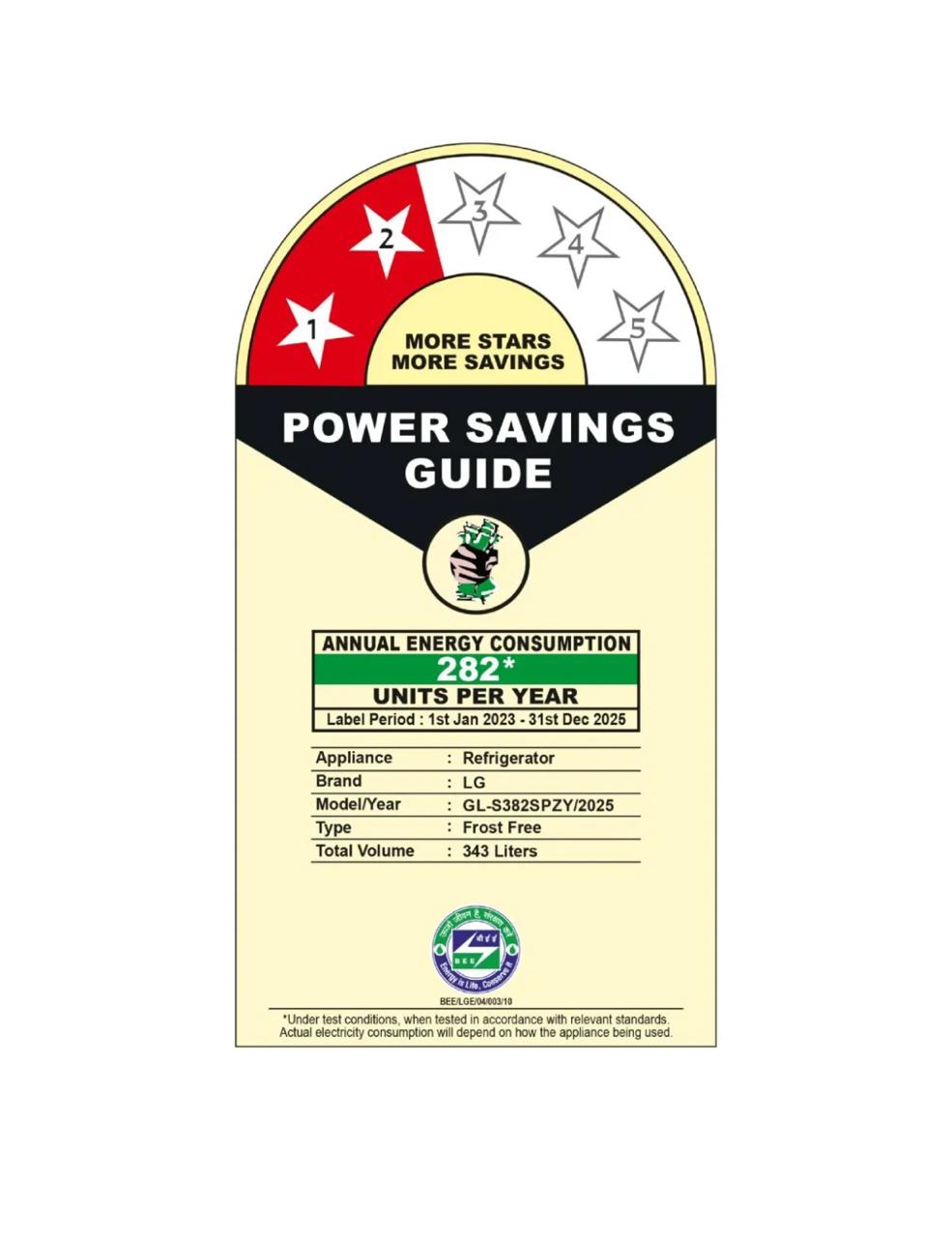 LG GL-S382SPZY – 343 L Frost-Free Smart Inverter Convertible Refrigerator