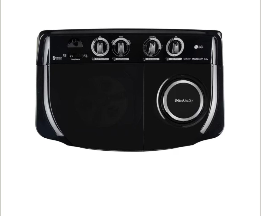 LG P8015SBAZ — an 8 kg Semi-Automatic Top Load Washing Machine from LG